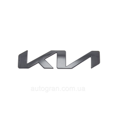 Емблема напис кузова Kia чорна глянець 15см*3.5см