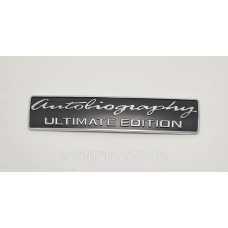 Емблема напис кришки багажника Range Rover Autobiography Ultimate Edition чорний