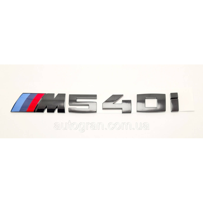 Емблема напис багажника BMW M540i чорний глянець