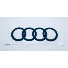 Емблема багажника кільця Audi A4 чорна