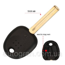 Ключ Hyundai під чип лезо Toy40