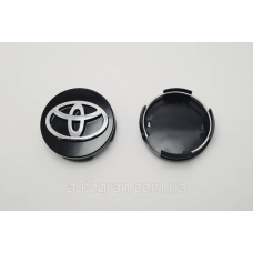 Ковпачки заглушки литих дисків Toyota Corolla Auris Camry Rav4 Venza чорні