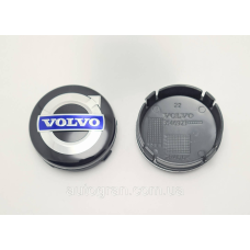 Ковпачки заглушки литих дисків VOLVO чорні