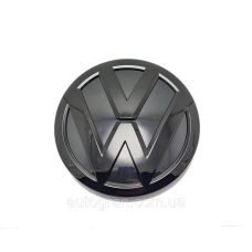 Емблема решітки радіатора VW Volkswagen Passat CC 2013-2017 чорний глянець
