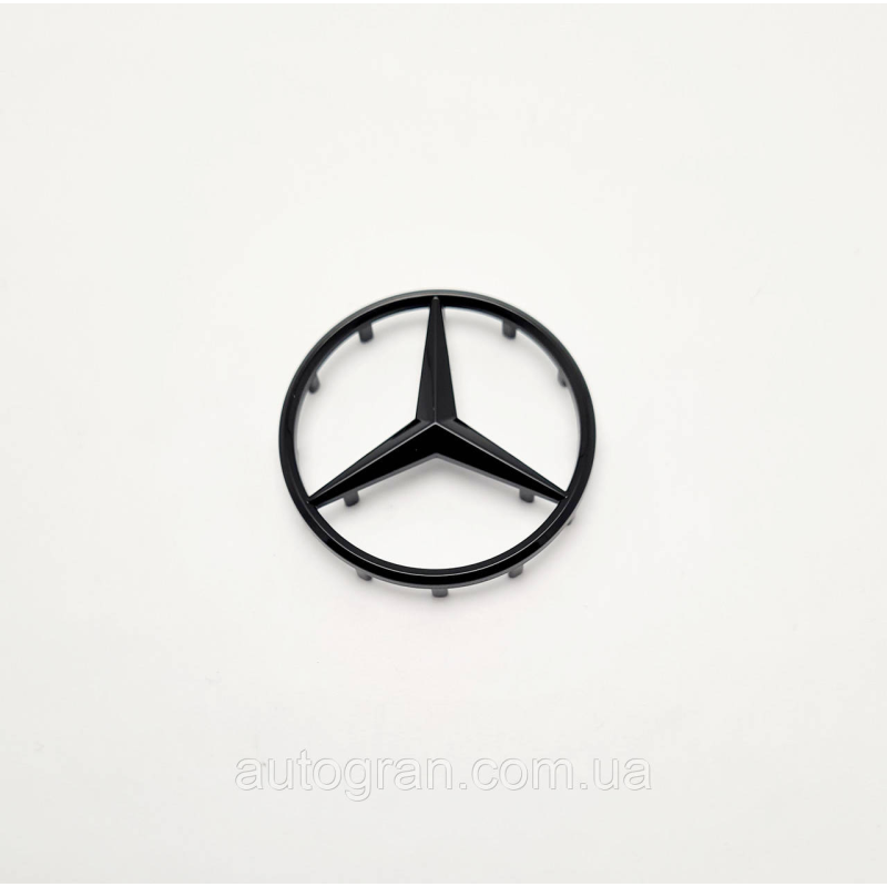 Емблема керма Mercedes 2012-2015 чорна (широка ніжка)