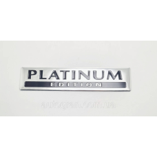 Емблема напис багажника Platinum