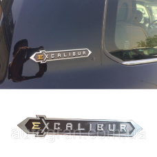 Емблема напис багажника Toyota Land Cruiser Excalibur
