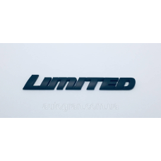 Емблема напис багажника Limited 18.5x2.5 см чорна
