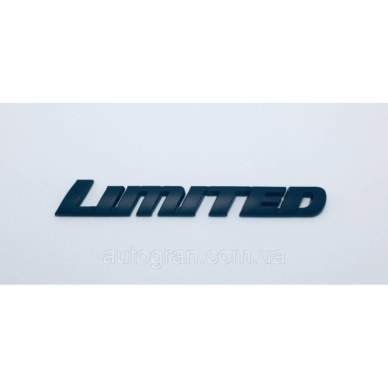 Емблема напис багажника Limited 18.5x2.5 см чорна Емблема напис багажника Limited 18.5x2.5 см чорна