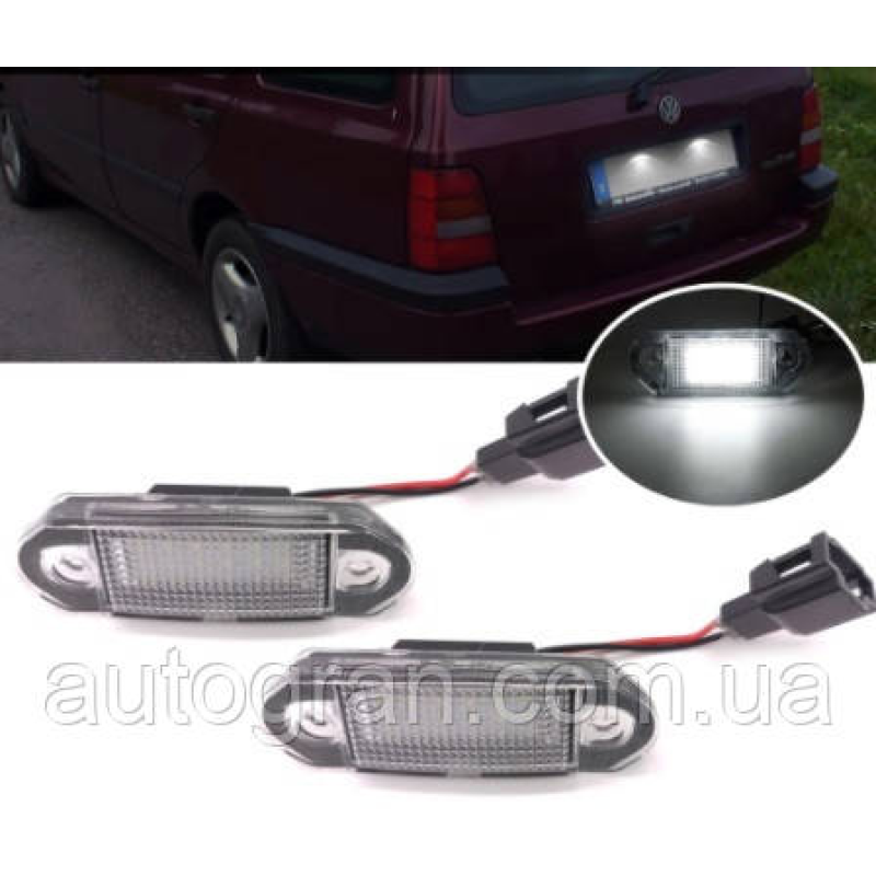 Діодна підсвітка номера VW Volkswagen Golf 3