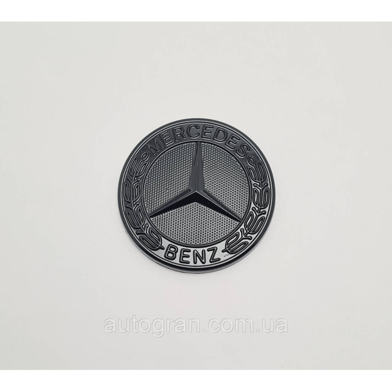 Емблема значок капота Mercedes Vito Sprinter чорний глянець Емблема значок капота Mercedes Vito Sprinter чорний глянець