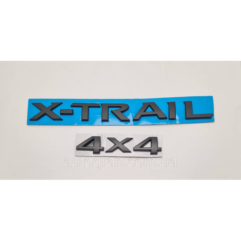 Емблема напис багажника Nissan X-Trail Xtrail 4x4 чорна