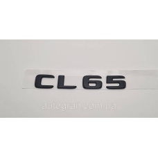Емблема напис багажника Mercedes CL65 чорна тип2