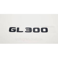 Емблема напис багажника Mercedes GL300 чорна