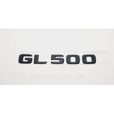 Емблема напис багажника Mercedes GL500 чорна