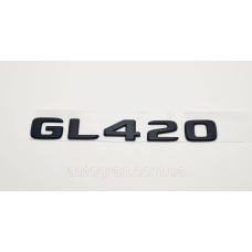 Емблема напис багажника Mercedes GL420 чорна