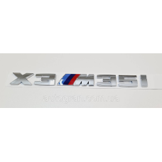 Емблема напис багажника BMW X3M35i