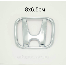 Емблема решітки радіатора та багажника Honda Accord CRV Civic Odyssey 80мм*65мм