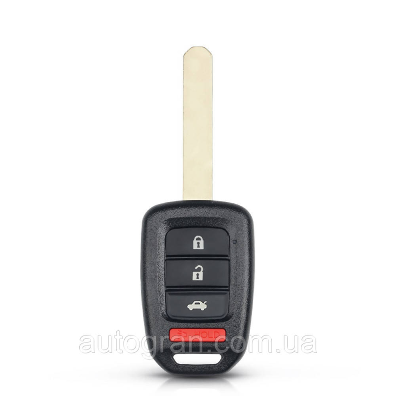 Корпус штатного ключа Honda 3+panic кнопки тип1 Корпус штатного ключа Honda 3+panic кнопки тип1