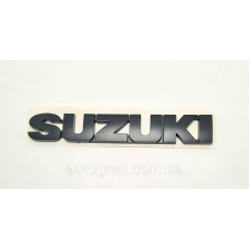 Емблема напис багажника Suzuki чорний