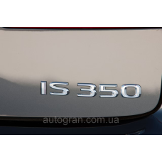 Емблема напис багажника Lexus IS350