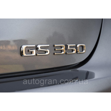Емблема напис багажника Lexus GS350