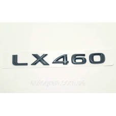 Емблема напис багажника Lexus LX460 чорна
