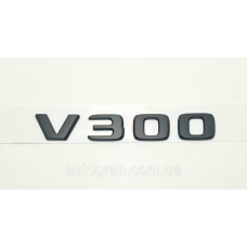 Емблема напису багажника Mercedes Vito V300 чорна