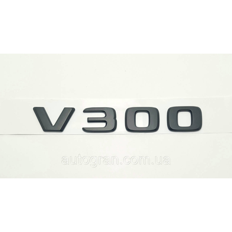 Емблема напису багажника Mercedes Vito V300 чорна