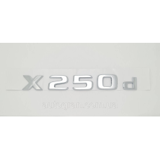 Емблема напис багажника Mercedes X250d