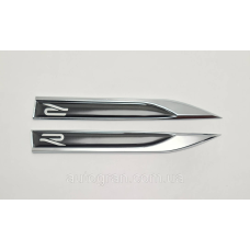 Емблеми на крила VW Volkswagen R-Line Rline новий тип