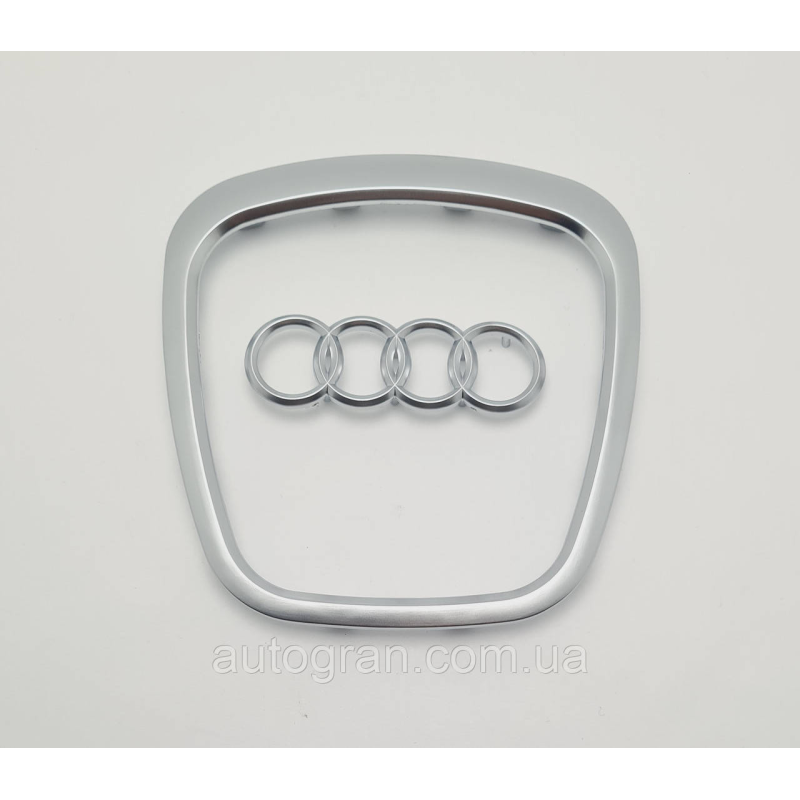 Емблема керма Audi A3 8P S3 A4 B6 B7 B8 A5 A6 C6 Q7 Q5 срібло