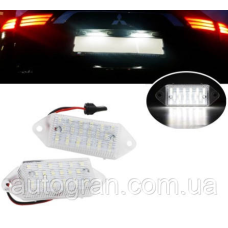 Діодна підсвітка номера Mitsubishi Lancer X sedan