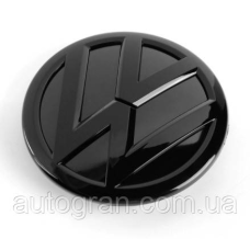 Емблема решітки радіатора VW Volkswagen Polo 2015-6c0853600 чорний глянець