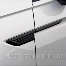 Емблеми на крила VW Volkswagen Tiguan 2016- чорні матові