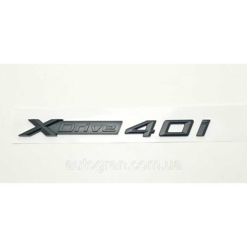 Емблема напис BMW Xdrive 4.0i чорний Емблема напис BMW Xdrive 4.0i чорний