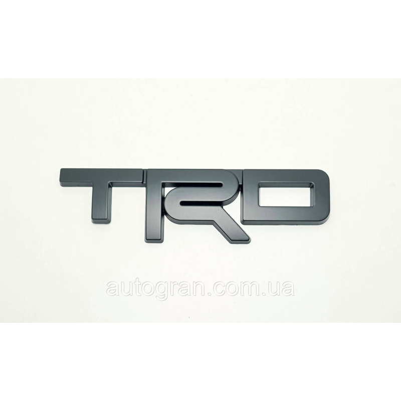 Емблема кузова Toyota TRD чорна Емблема кузова Toyota TRD чорна
