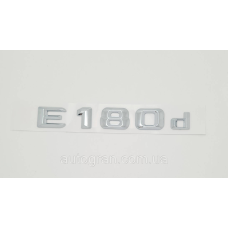 Емблема напис багажника Mercedes E180d