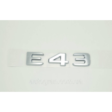 Емблема напису багажника Mercedes E43