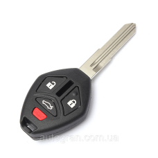 Корпус ключа Mitsubishi 3 кнопки + panic праве лезо
