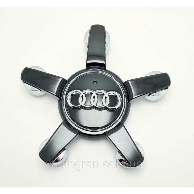 Ковпачки литих дисків AUDI 4L0601165D Q7 чорні Ковпачки литих дисків AUDI 4L0601165D Q7 чорні