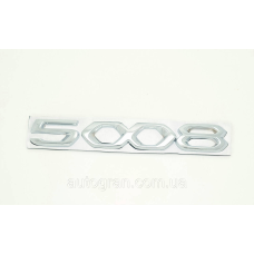 Емблема напис багажника Peugeot 5008 новий тип