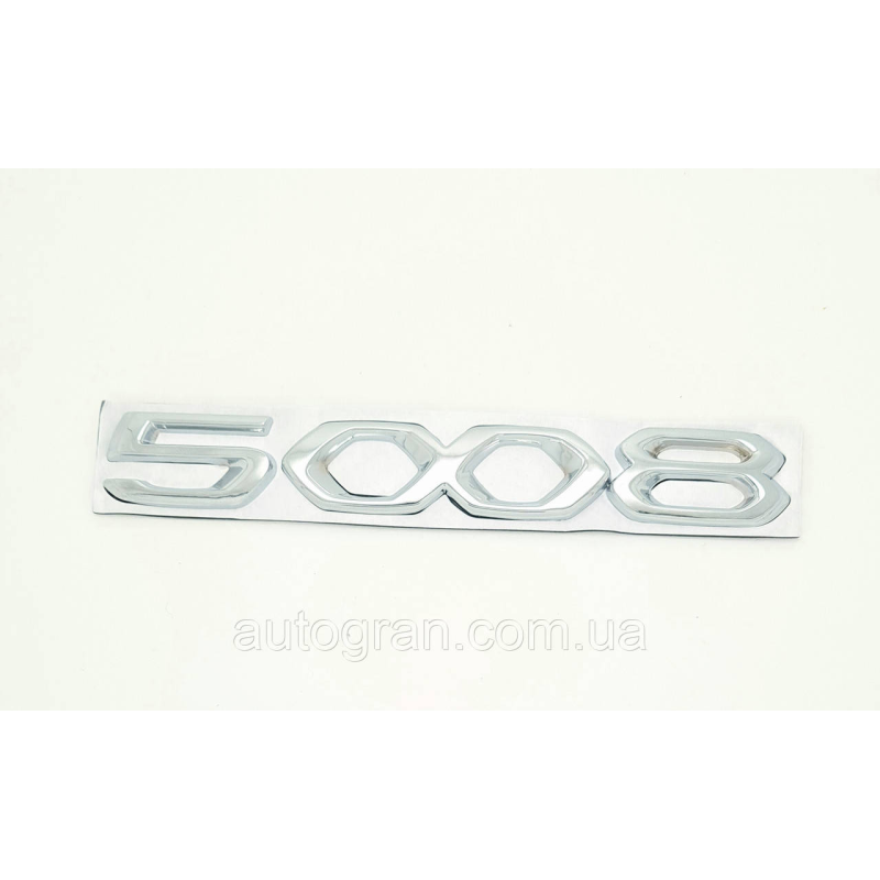 Емблема напис багажника Peugeot 5008 новий тип