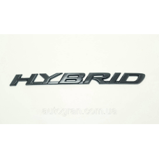 Емблема кузова Toyota Lexus Hybrid чорна