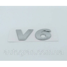 Емблема напис багажника V6 для Volkswagen 2009-