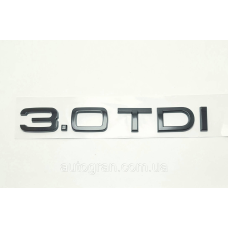 Емблема напис багажника Audi 3.0TDI чорний