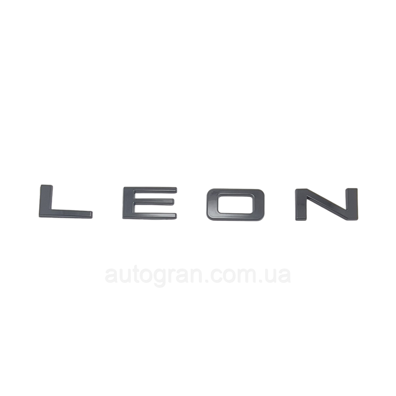 Емблема кузова Seat Leon чорна Емблема кузова Seat Leon чорна