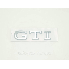 Емблема кузова VW GTI тип3 хром