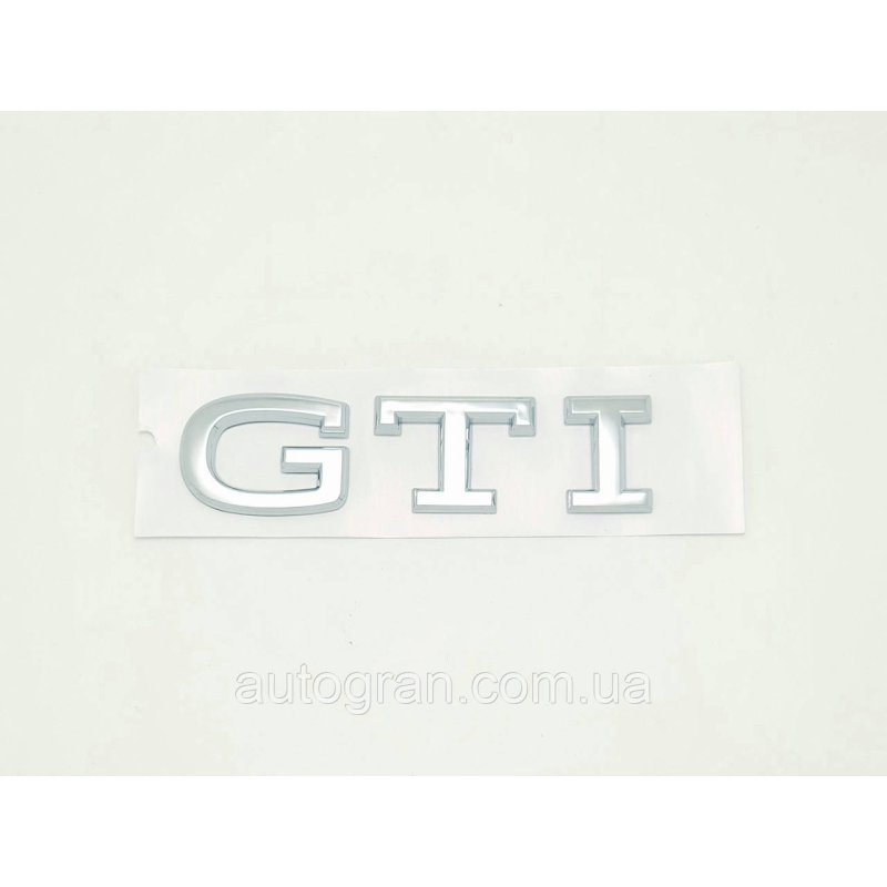 Емблема кузова VW GTI тип3 хром