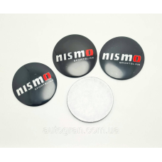 Наклейки на колпачки липких дисків Nismo 56мм